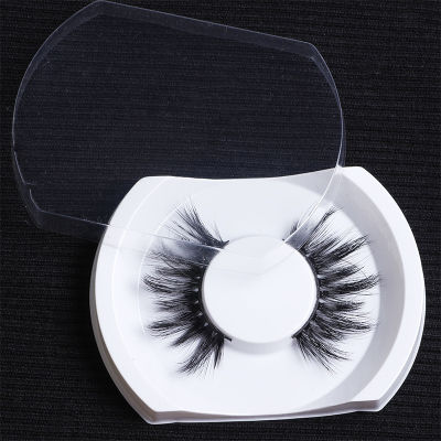 Storage Packing Box Empty Plastic Pink Beige Transparent Eye Lashes Case False Eyelash Lot Make Up Case