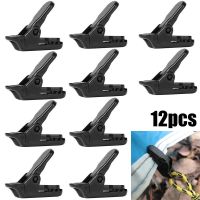 12pcs Tent Pull Clip Outdoor Camping Buckle Windproof Rope Clamp Clothespin Accessories