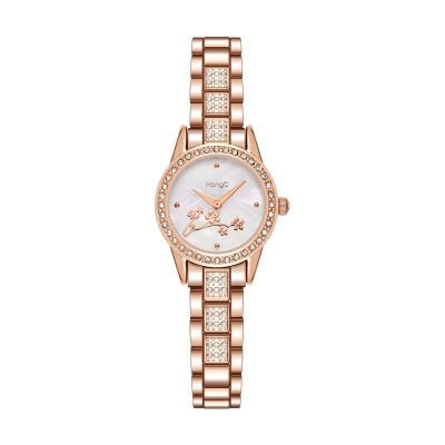 （A Decent035）Mempurygold LadiesStainless SteelWristwatches Relojes Mujer