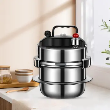 Micro Pressure Crock Pot 3.5L Pressure Cooker Stainless Steel Outdoor  Camping Micro Pressure Cooker Household Mini Rice Cooker