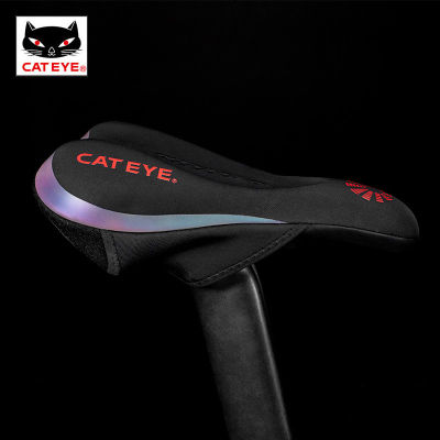 Cat Eye Bicycle Mountain Bike Seat Cover Soft Road Bike Comfortable Thickened Silicone Cushion Cycling Fixture Bicycle Accessories