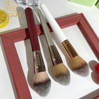 【cw】 ZZDOG 1Pcs Makeup Soft Hair Blush Tools Wood Handle