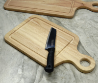 Wood Cutting Board เขียงไม้พร้อมด้ามจับ ️เขียงไม้ยางคุณภาพดี อย่างหนา เขียงไม้สี่เหลี่ยม มี 2 ขนาด เล็ก/ใหญ่ เขียงไม้ เขียง เขียงไม้อเนกประสงค์ เขียงไม้สวยๆ พร้อมส่ง