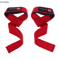 YUPANG 2X padded weight Lifting STRAPS Training ถุงมือออกกำลังกาย Hand Bar WRIST wraps Support