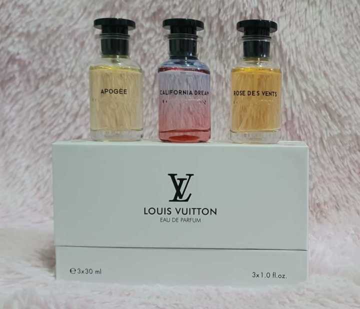 LV Perfume Set of 3 Travel Size Bottle 30ml each Bottle Oil Based
