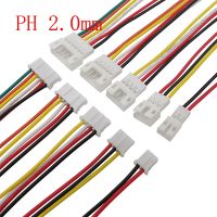 【YF】 10/5/2/1Pair Micro JST PH 2.0mm Pitch Male Female Socket Wire Cable Connector 2P-6Pin PH2.0 Plug Jack Terminal Cables 26AWG 20CM