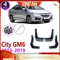 XINFAN แผ่นติดรถยนต์สำหรับฮอนด้าซิตี้ GM6 2015 2016 2017 2018 2019บังโคลนยางกันโคลนการ์ดที่กันโคลนติดรถยนต์