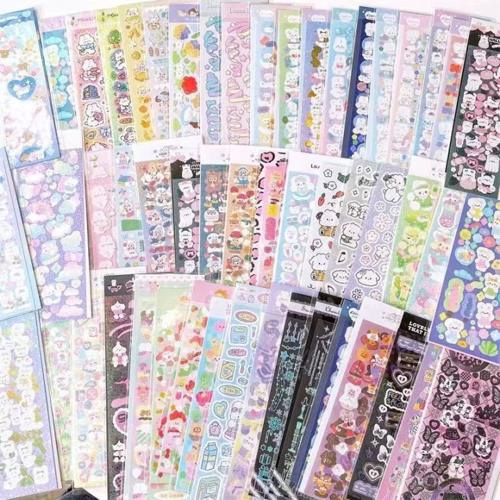 cw-10pcs-kawaii-cartoon-poster-stickers-hand-planner-decoration-scrapbooking-stationery-kids