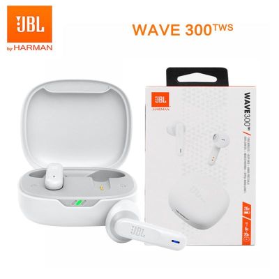 JBL WAVE 300TWS Wireless Earphones Stereo Earbud WAVE300 TWS Bluetooth Headphones Bass Sound Noise Cancelling Headset With MIC