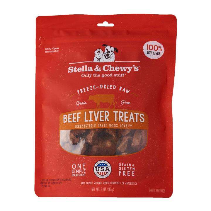 Stella & Chewy's Single Ingredient Beef Liver Dog Treats Lazada Singapore