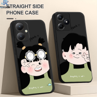 เคส Rixuan สำหรับ iPhone 11 Pro Max 14 12 13 iPhone 6 6S 7 8 Plus iPhone Xs Max XR SE 2020การ์ตูนน่ารักเคสคู่เด็กผู้ชายเด็กผู้หญิง