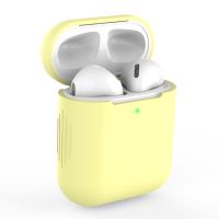 สำหรับ Airpods 2 Tws เคสซิลิโคนแบบพกพาสำหรับชุดหูฟังบลูทูธไร้สายฝาครอบป้องกันอุปกรณ์เสริมกล่องหูฟังป้องกันการสูญหาย