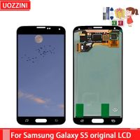 จอ LCD แบบดั้งเดิม5.1 เหมาะสำหรับ Samsung Galaxy S5จอแสดงผล LCD G900 G900M G900H G900V SM-G900F เครื่องอ่านหน้าจอสัมผัส