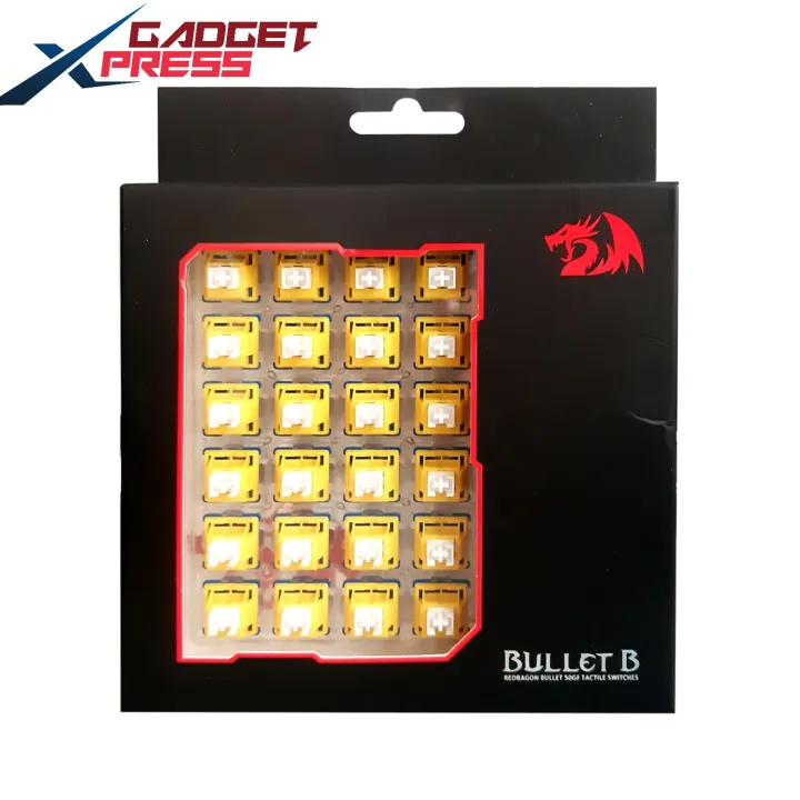 Redragon A113 B Bullet Clicky Linear Tactile 24pcs Blue Switches ...