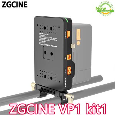 ZGCINE VP1 Kit1 V Mount Battery Adapter Plate With 15Mm Rod Clam Adjustable Arm Accessories For Canon Sony DSLR Cameras