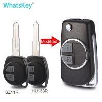 Modified For Suzuki Swift grand Vitara Alto SX4 Flip Key Shell Remote Case Replacement Uncut HU133R/SZ11R Blade Auto Accessories