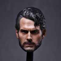 Wholesale 1/6 Male Soldier Henry Carville Beard Version Migrant Worker Decadent Version Head Carving Spot