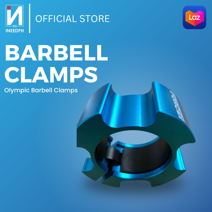 OLYMPIC BARBELL CLAMPS (BLUE ALUMINUM) Lazada PH