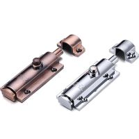 Zinc alloy spring automatic door latch red bronze door bolt gate spring latch solid bolt furniture chinese brass hardware Door Hardware Locks Metal fi