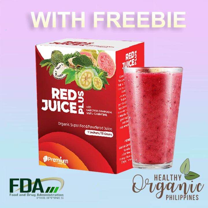 Premium Herbs Red Juice Plus Garcinia Cambogia LCarnitine Green Tea