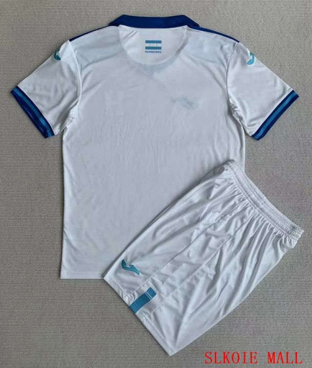 เสื้อเจอร์ซีย์ใส่อยู่บ้านฮอนดูรัส23-24ชุดเจอร์ซี่ฟุตบอลคุณภาพแบบไทยสำหรับเด็กและผู้ใหญ่