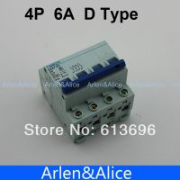 【✔In stock】 daijiao93929 4 P 6a D Type 240V/415V เบรกเกอร์ Mcb 4เสา