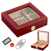 Humidor ซิการ์แบบพกพา Humidor Humidor นำเข้าไม้ซีดาร์แอลกอฮอล์ซิการ์เคสแขนเสื้อ