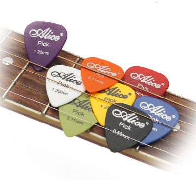 50Pcs/Set Electric Guitar Pick Acoustic Music Picks Bass Plectrum 0.58/0.71/0.81/0.96/1.20/1.50mm Thickness Guitar Accessories
