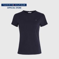 Tommy Hilfiger เสื้อยืดแขนสั้นผู้หญิง รุ่น WW0WW37857 DW5 - สีกรมท่า