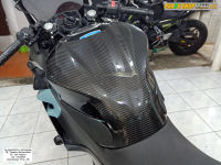 ครอบถังเพียวคารบอนตรงรุ่น Z400/NINJA400