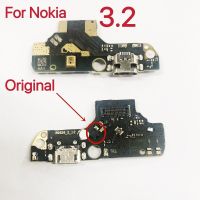 100% Original USB Charging Charger Dock Port Board พร้อมไมโครโฟน Mic Flex Cable สําหรับ Nokia 3.1 5.1 Plus 2.1 2 2.2 3 3.2 4.2 5