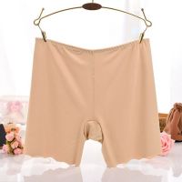 Sinstrong Anti Exposure Ice Silk Short Pants Women Summer Ruffle Loose Home Safety Pants Under Skirt Seamless Breath Outside Wear Shorts