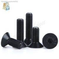 ❇ 5-50pcs M2 M2.5 M3 M4 M5 M6 M8 xL 4 50mm black oxide grade 10.9 class DIN7991 alloy steel Hex socket flat head CSK screw