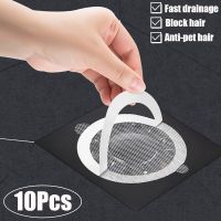 10Pcs Disposable Sink Filter Bathroom Anti-blocking Hair Catcher Kitchen Strainer Floor Drain Stopper Cover Bathroom Accessories Dishracks Sink access