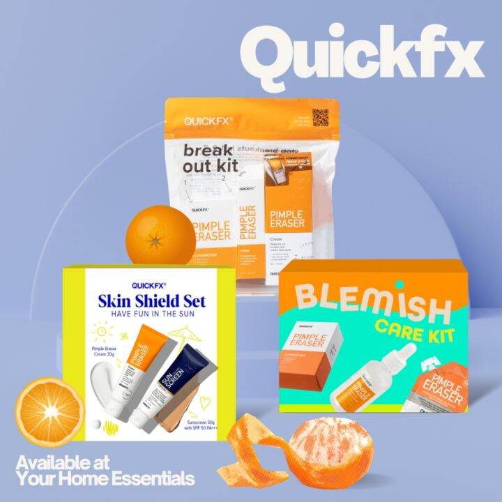 yangshanx817 QUICKFX Pimple Eraser Breakout Kit and Other Kits Lazada PH