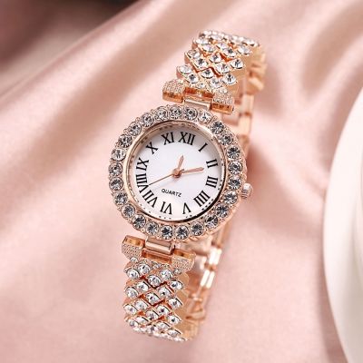 （A Decent035）LuxuryWatches Women CrystalWristwatches Clock Women 39; S Fashion CasualWatch Reloj Mujer Relogio Feminino
