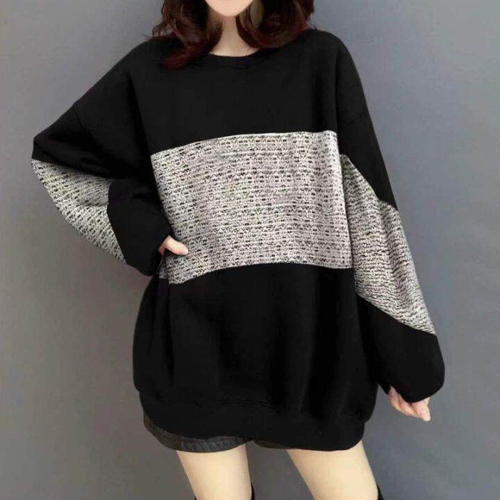 korean-oversized-streetwear-patchwork-pullovers-loose-sleeve-female-sweatshirts