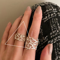 S925 Silver Rings for Women Geometry Creative Minimalist Art Rings Opening Resizable Rings Jewelry Accessories