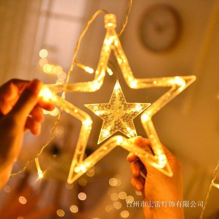 led-fairy-curtain-lights-moon-stars-of-string-light-with-remote-indoor-outdoor-decorative-christmas-twinkle-lamp-for-bedroom