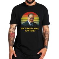 IsnT Happy Hour Anytime Justice Vintage T Shirt Mega Pint Of Wine Funny Meme Tee Shirt 100% Cotton Men Tshirt