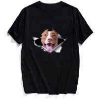 Pet Dog Pitbull Dog Cotton T-shirt Fashion s Summer Men Short Sleeve Harajuku Funny T-shirt Men Casual Tee Tops XS-4XL-5XL-6XL