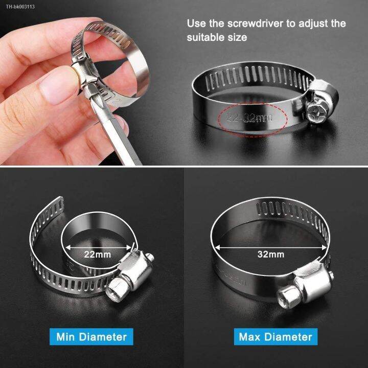 1pcs-8mm-700mm-stainless-steel-adjustable-drive-hose-clamp-fuel-line-worm-size-clip-hoop-snap-american-hose-clamps-hot-sale