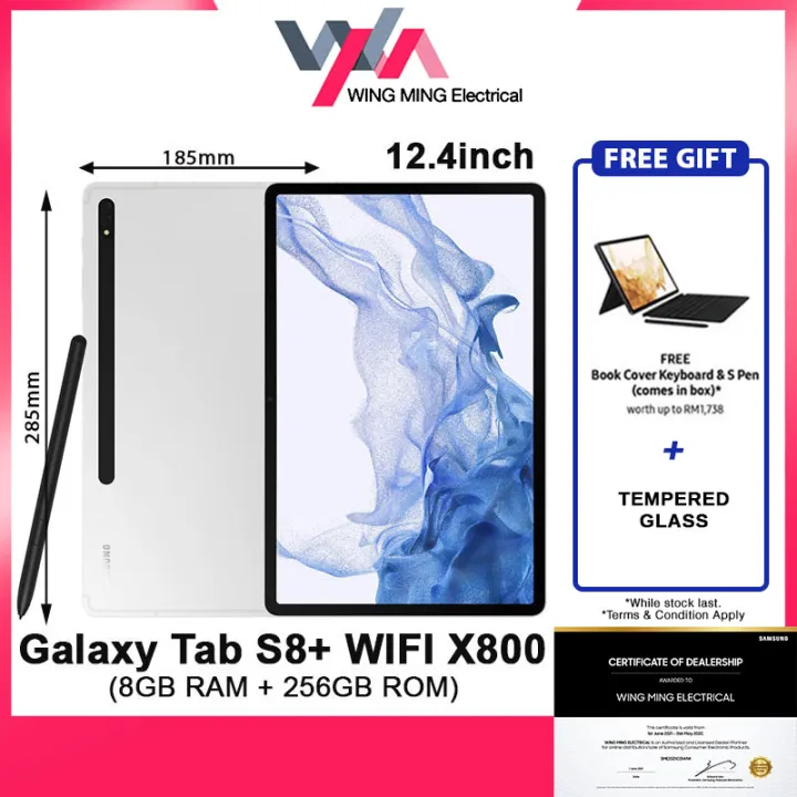 Samsung Galaxy Tab S8 S8+ S8 Ultra WiFi X700 X800 X900 (8GB+128GB/ 8GB/12GB+ 256GB) Tablet | Lazada