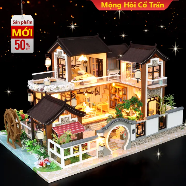 QQQ SHOP  Mô hình nhà gỗ lắp ráp roombox  Ho Chi Minh City