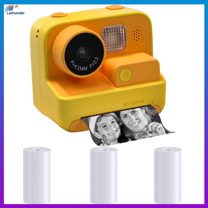 เด็กกล้องทันที-hd-1080จุดภาพวิดีโอกล้องพิมพ์ดิจิตอลเลนส์คู่-slr-การถ่ายภาพของเล่นของขวัญวันเกิด