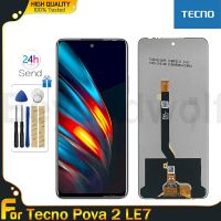 Beyondwolf จอ LCD แบบดั้งเดิมสำหรับ Tecno Pova 2 LE7สัมผัสหน้าจอ LCD หน้าจอดิจิตอลแทนการประกอบสำหรับจอแสดงผล LE7 Tecno Pova 2