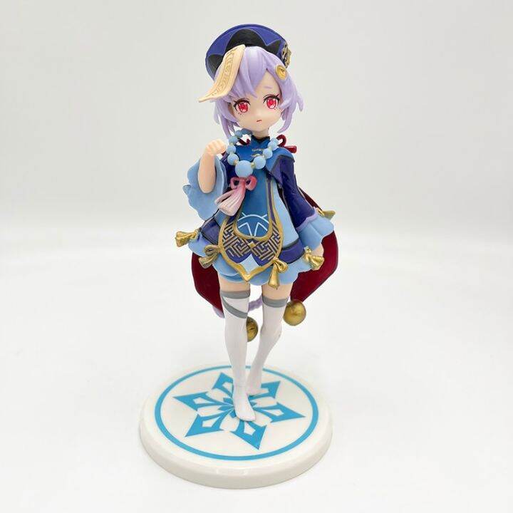 zzooi-23cm-genshin-impact-qiqi-anime-figure-genshin-impact-klee-action-figure-hu-tao-paimon-figurine-collection-model-doll-toys-gifts