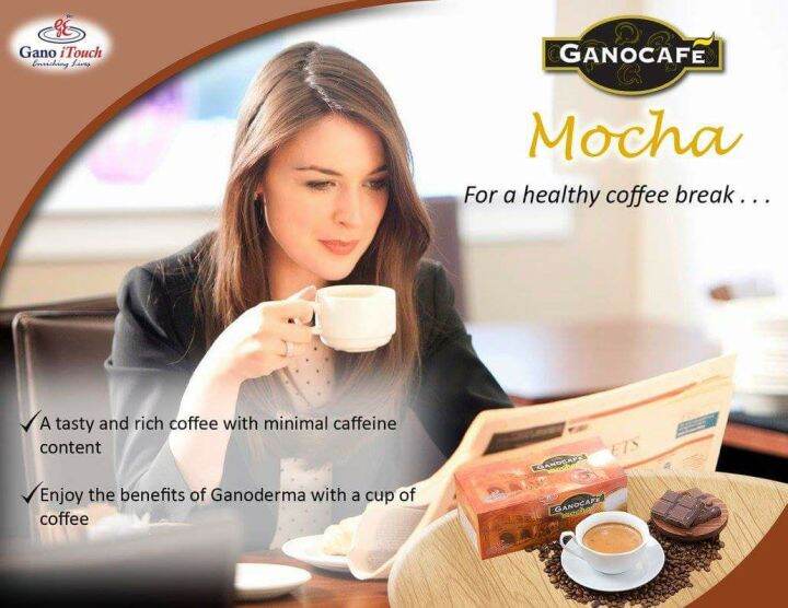 Gano cafe mocha coffee Combination of Gano coffee & Gano Chocolate from