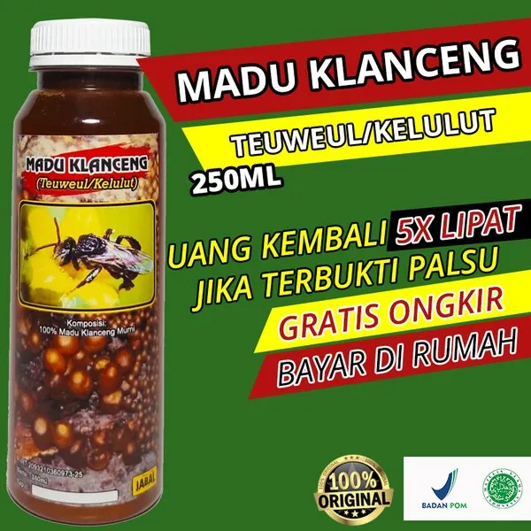 Madu sarang lebah Klanceng lebah tanpa Sengat obat herbal original anti kanker kualitas premium tanpa efek samping asli 100% GARANSI DISTRIBUTOR nusantara kaya kandungan gizi | Lazada Indonesia