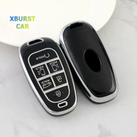 สำหรับ Hyundai Sonata Nexo DN8 Santa Fe Tucson NX4 Staria Ioniq 5 Atos Solaris TPU รถ Key Case Fob Shell ผู้ถืออุปกรณ์เสริม